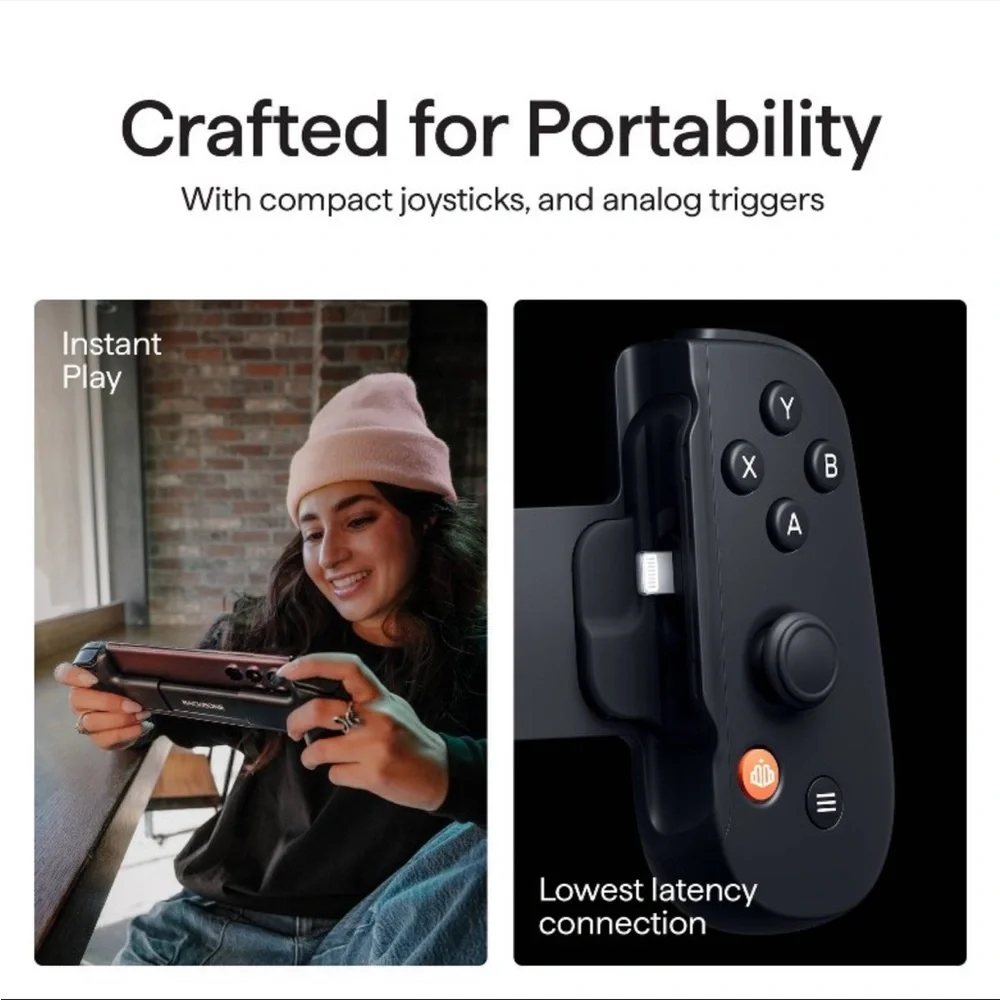Backbone Black Gaming Controller iPhone lightning edition